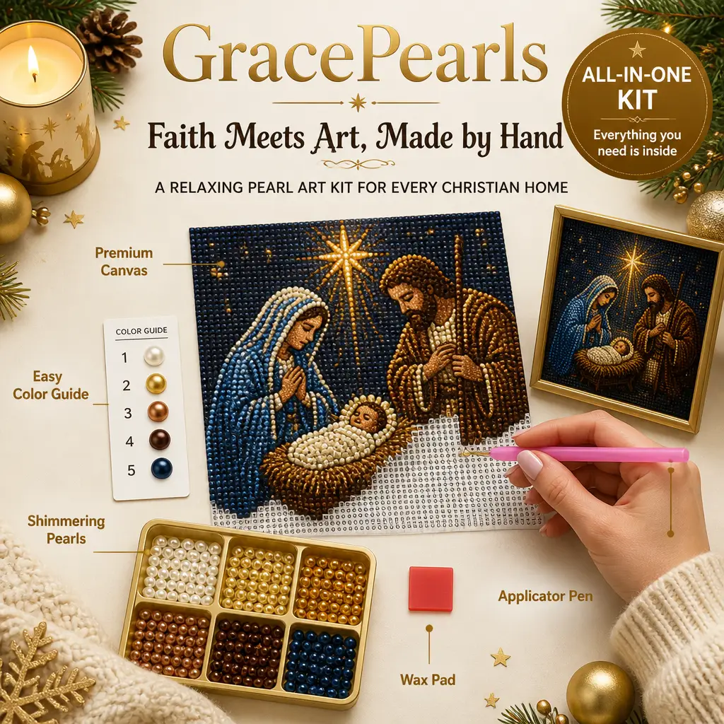 Jesus's Birth Pearl Art Kit
