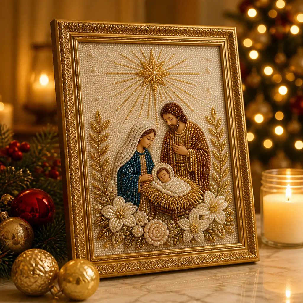 Jesus's Birth Pearl Art Kit