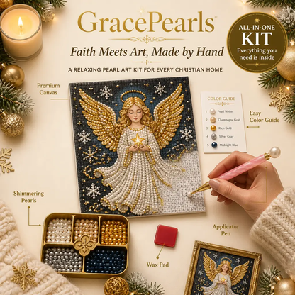 Christmas Angel Pearl Art Kit