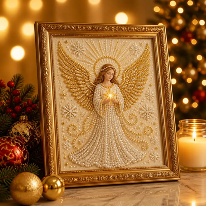 Christmas Angel Pearl Art Kit